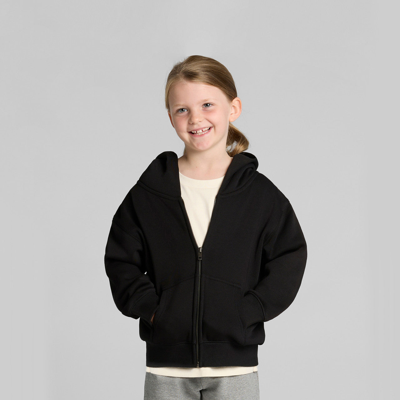 AS Colour Kids Relax Zip Hood 3038