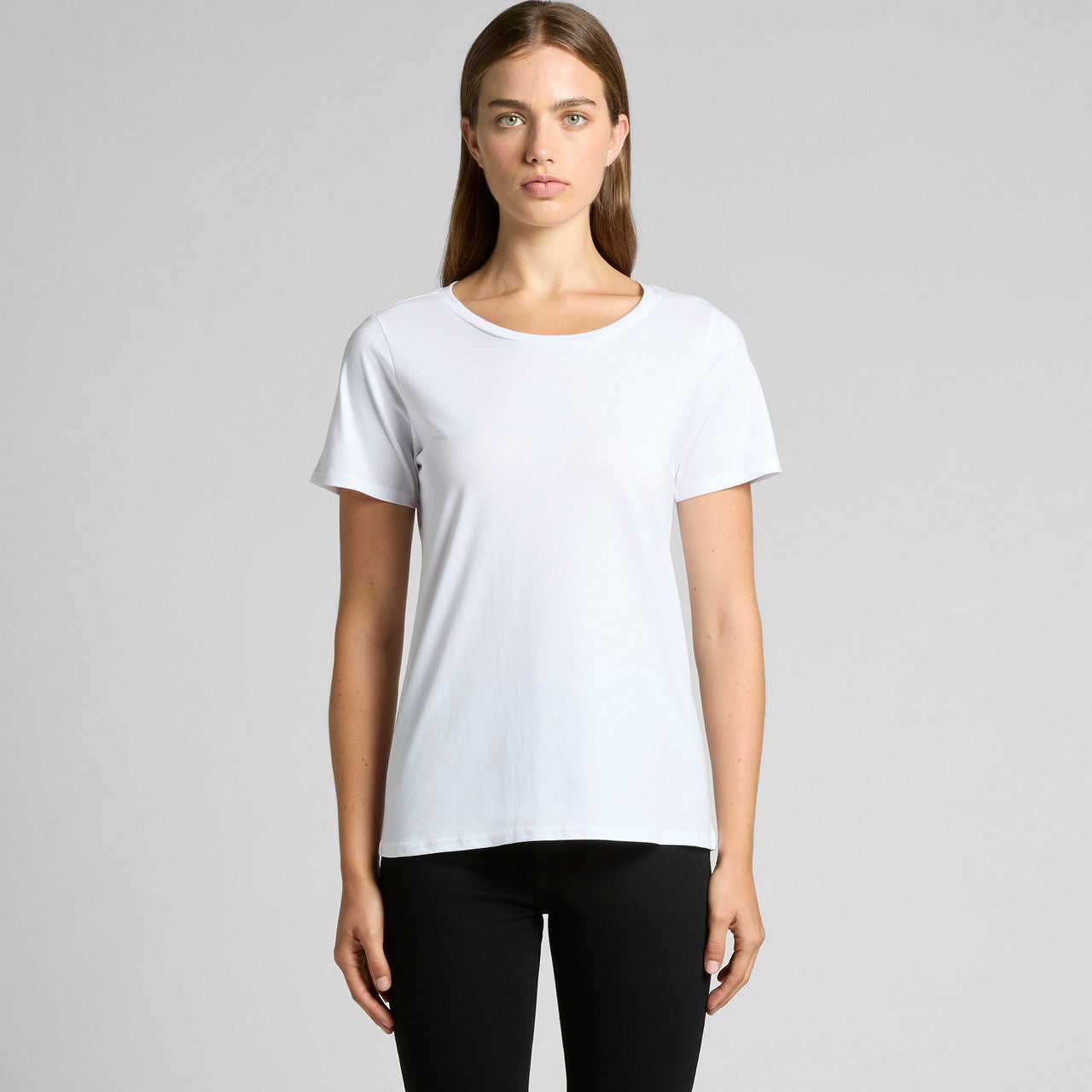 AS Colour Wo's Shallow Scoop Tee 4011
