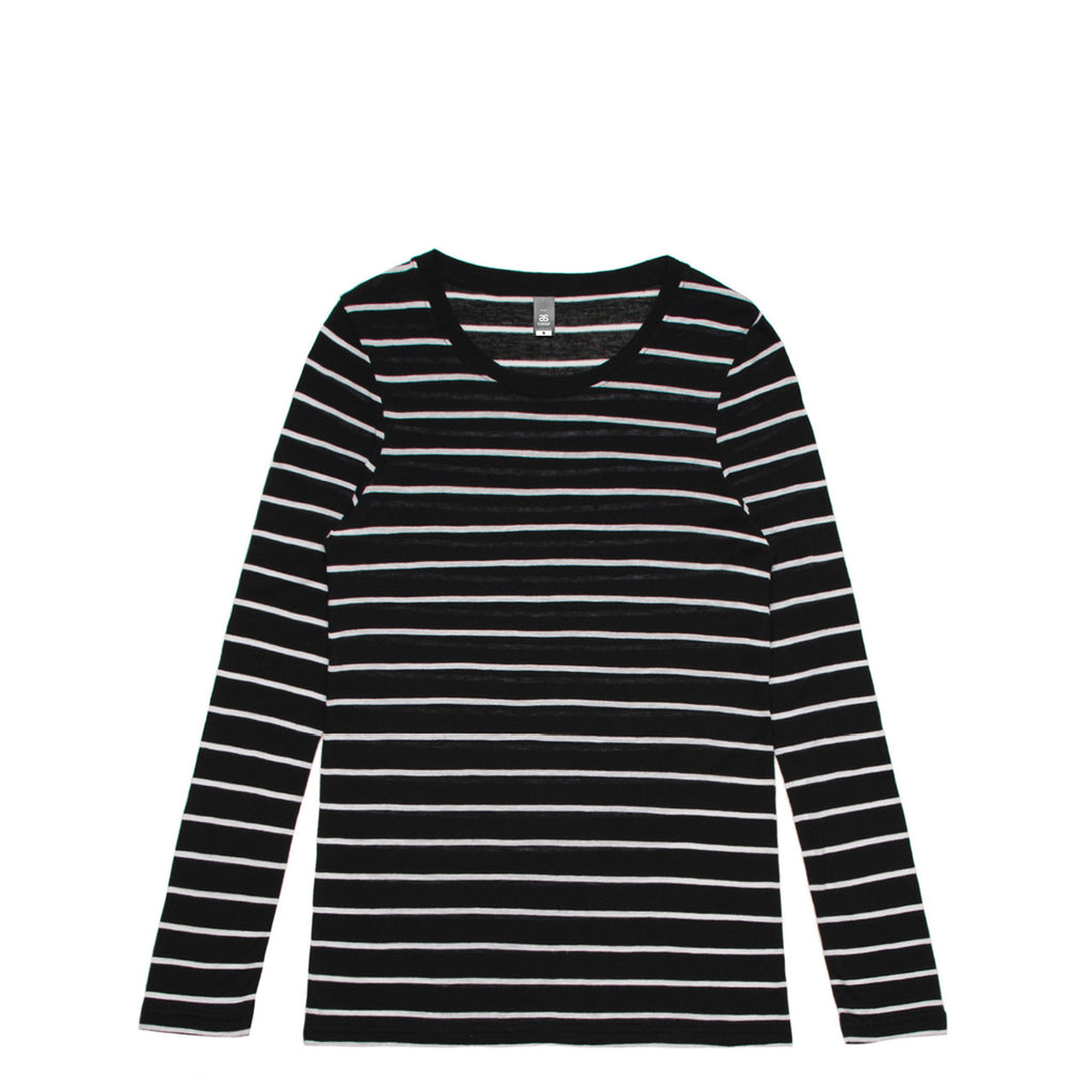 AS Colour Wo's Fine Stripe L/S Tee 4027