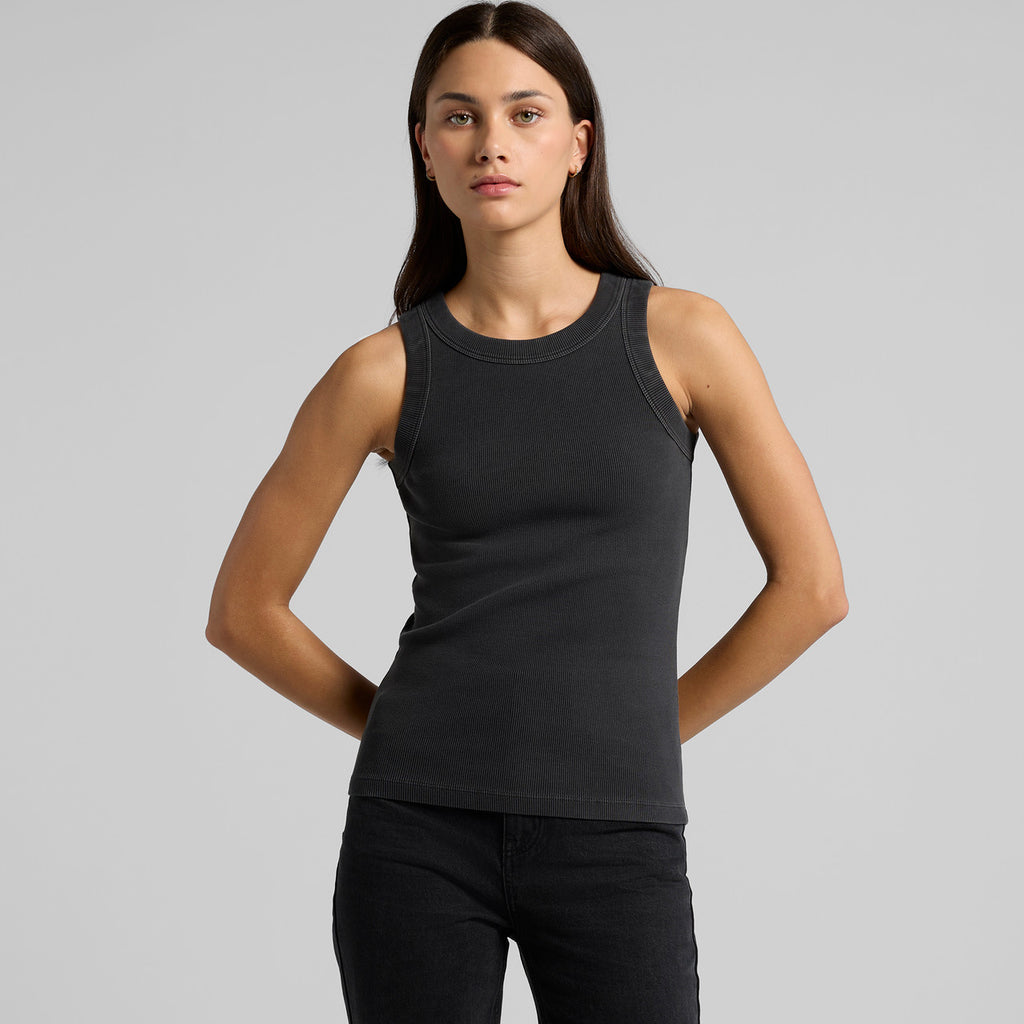 AS Colour Wo's Faded Organic Rib Tank 4034