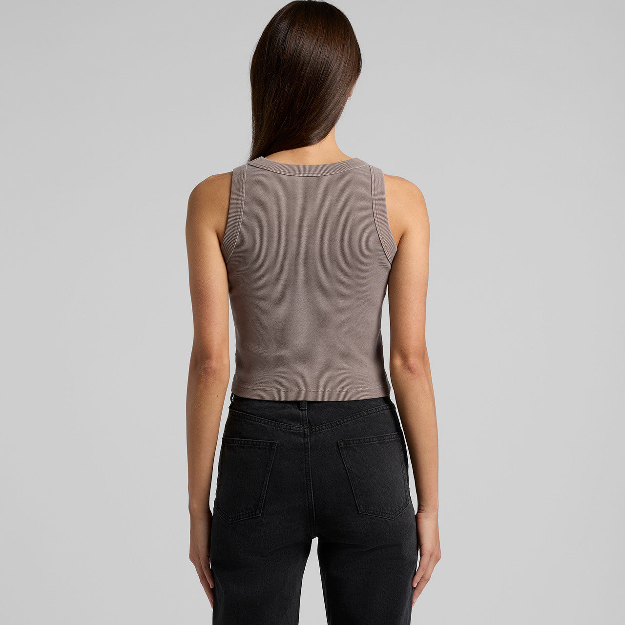 AS Colour Wo's Faded Organic Rib Crop Tank 4035