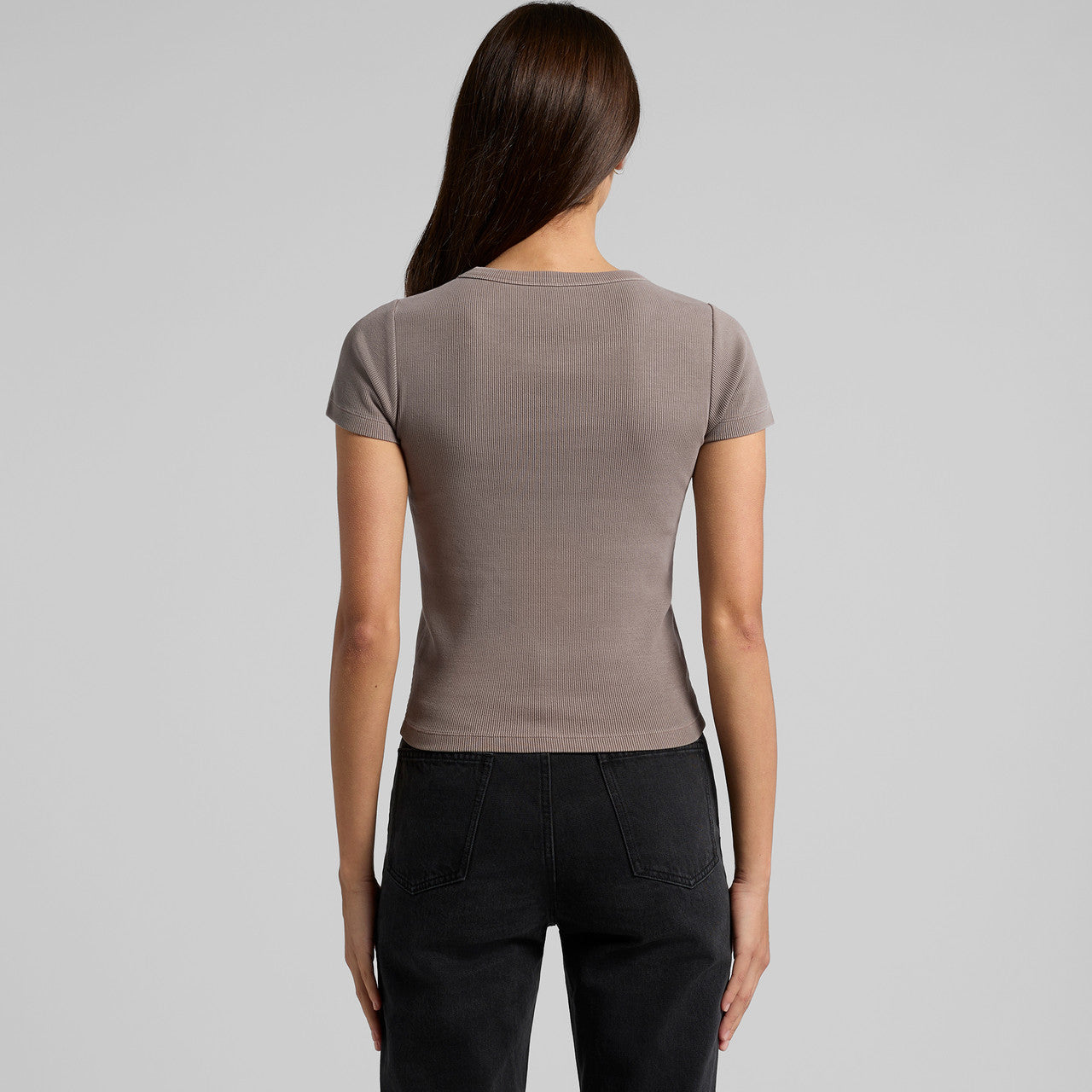 AS Colour Wo's Faded Organic Rib Tee 4036