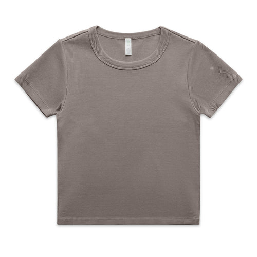 AS Colour Wo's Faded Organic Rib Tee 4036