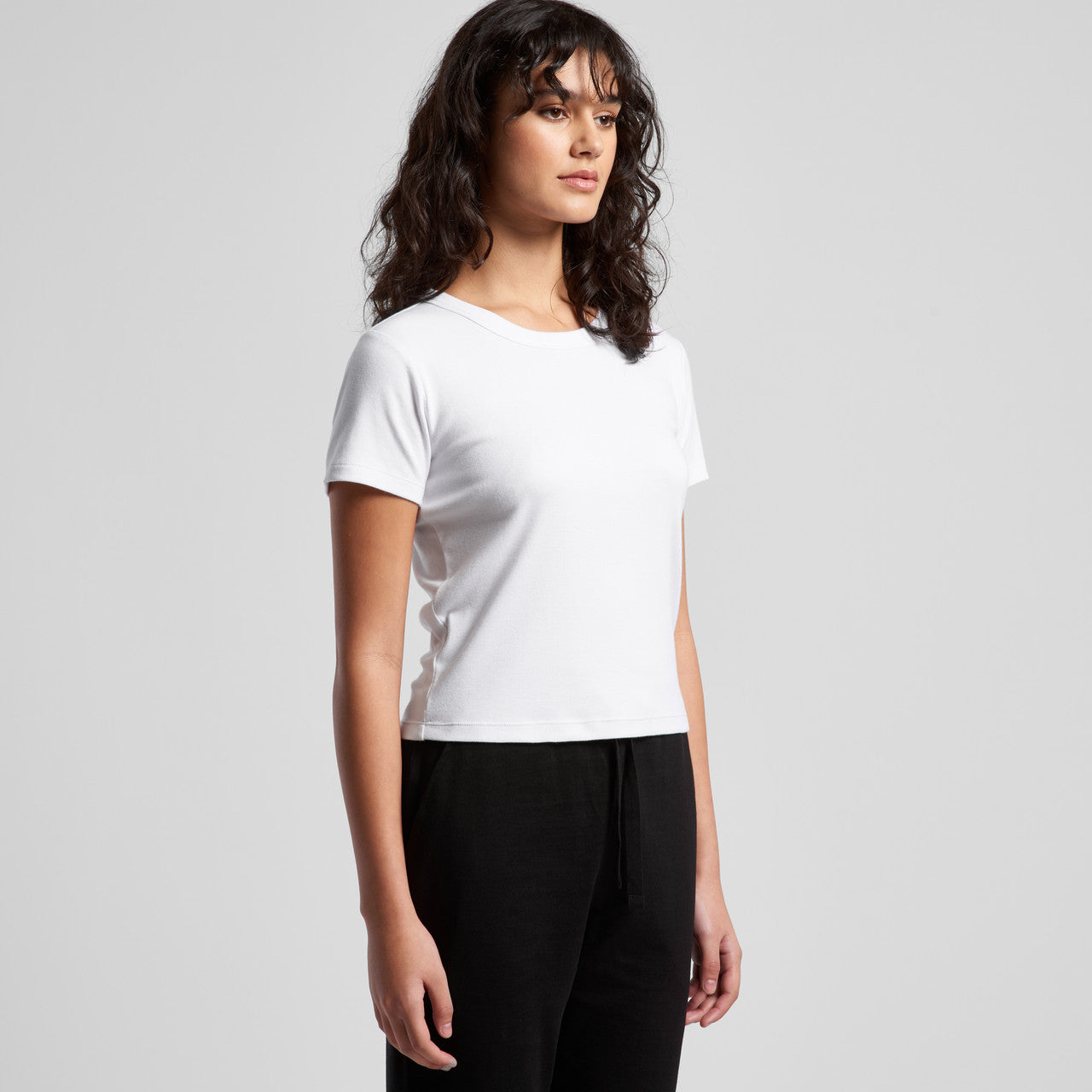 AS Colour Wo's Organic Rib Baby Tee 4074