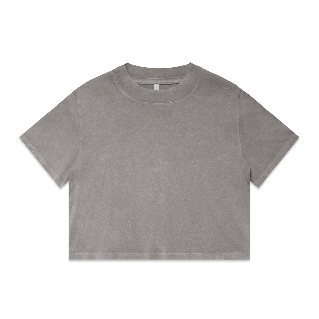 AS Colour Wo's Stone Wash Heavy Crop Tee 4086