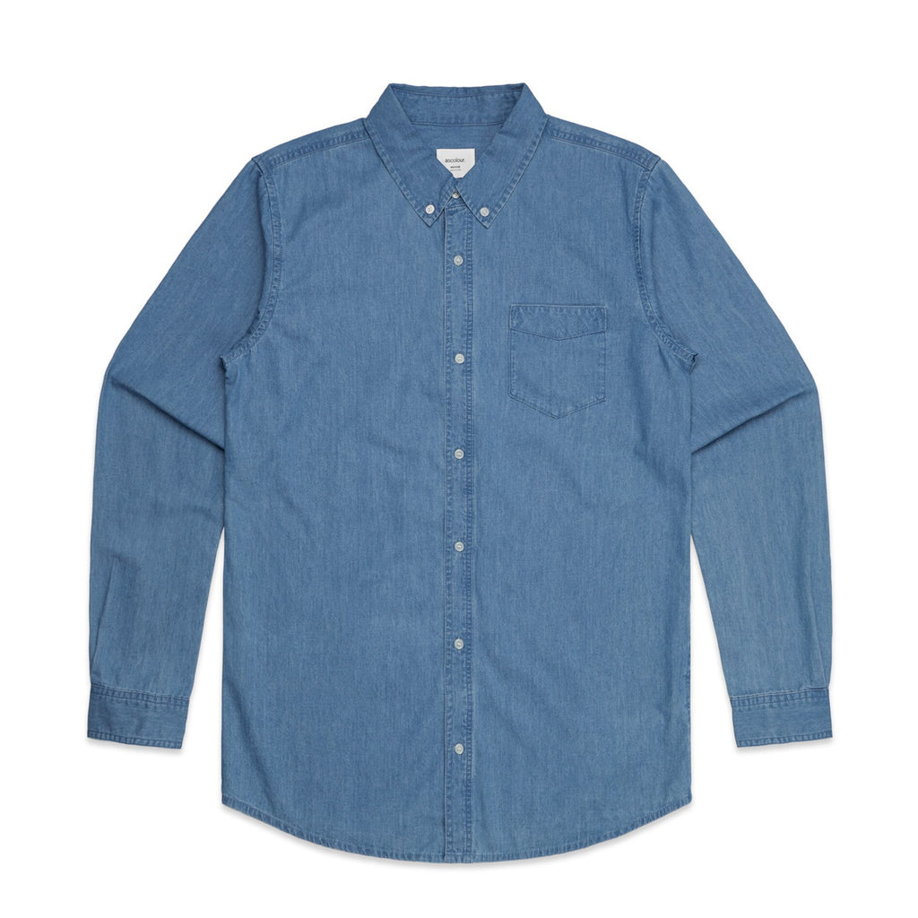 AS Colour Blue Denim Shirt 5409
