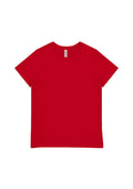 Womens Basis Short Sleeve Tee - Red