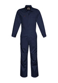 Mens Lightweight Cotton Drill Overall - Navy