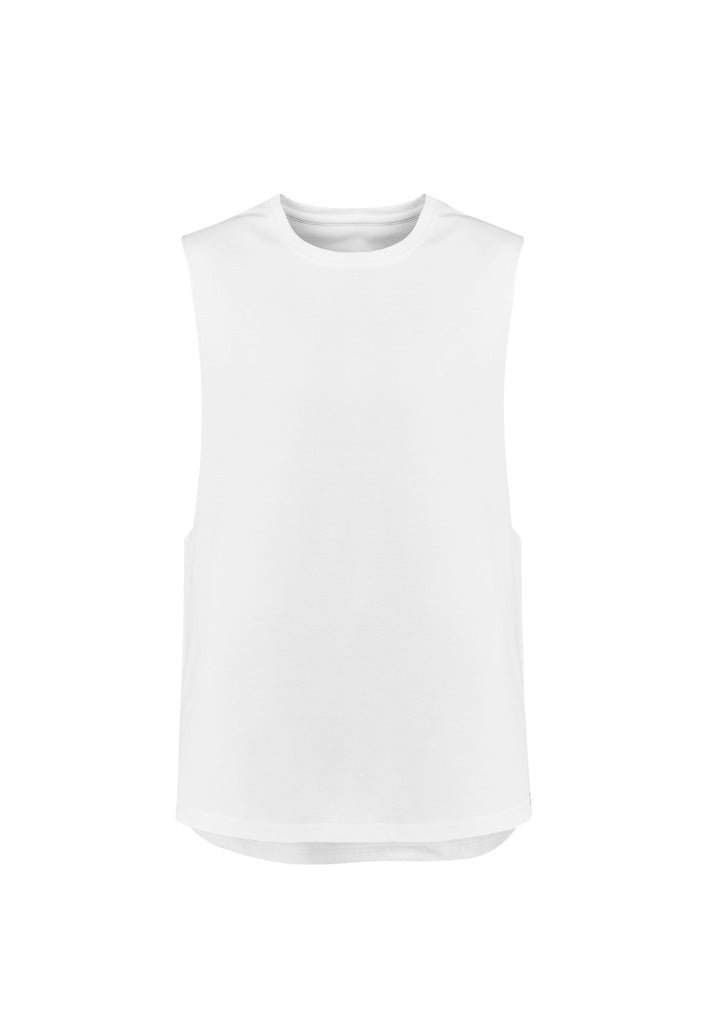Mens Streetworx Sleeveless Tee - White