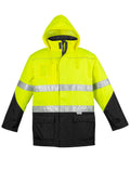 Mens Hi Vis Storm Jacket - Yellow/Black