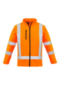 Womens Hi Vis NSW Rail X Back 2 In 1 Softshell Jacket - Orange