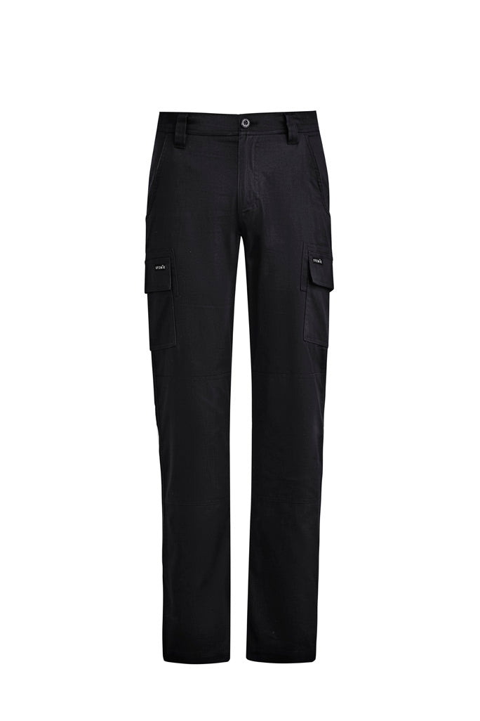 Mens Lightweight Drill Cargo Pant - Black
