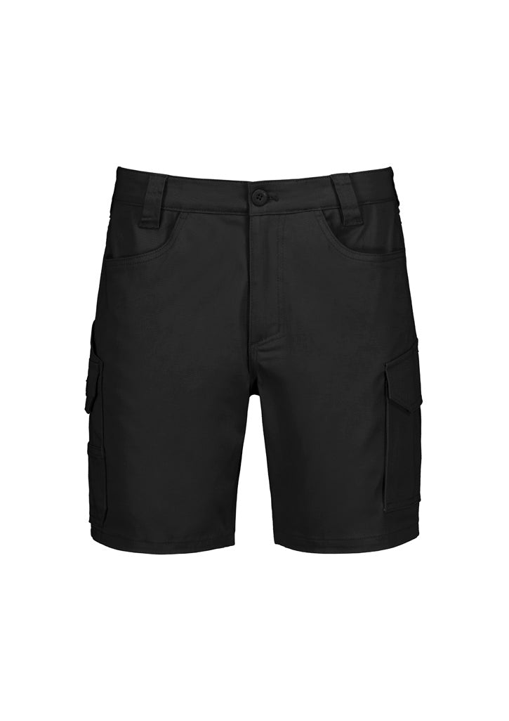 Mens Essential Stretch Cargo Short - Black