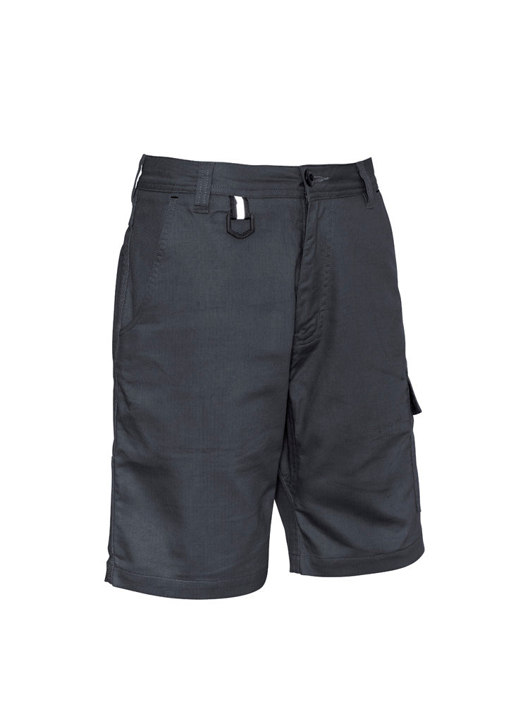 Mens Rugged Cooling Vented Short - Charcoal