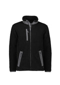 Unisex Streetworx Full Zip Sherpa Fleece - Black
