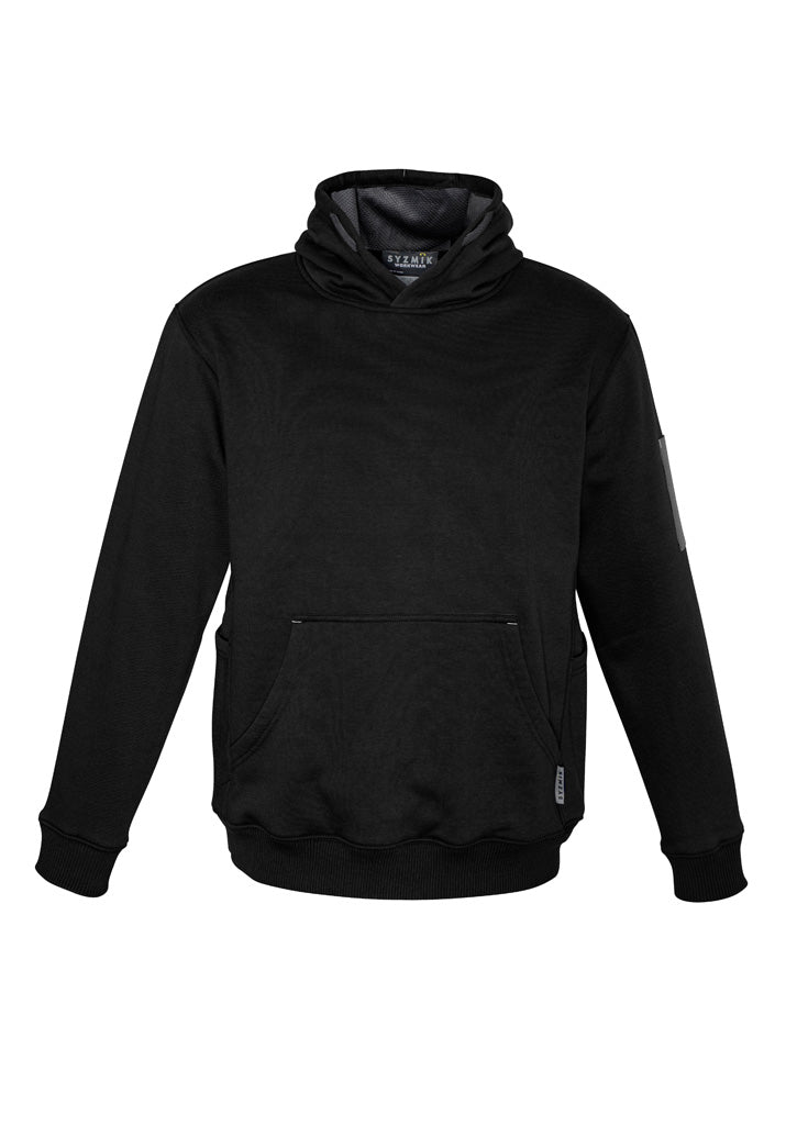 Unisex Multi-Pocket Hoodie - Black/Charcoal