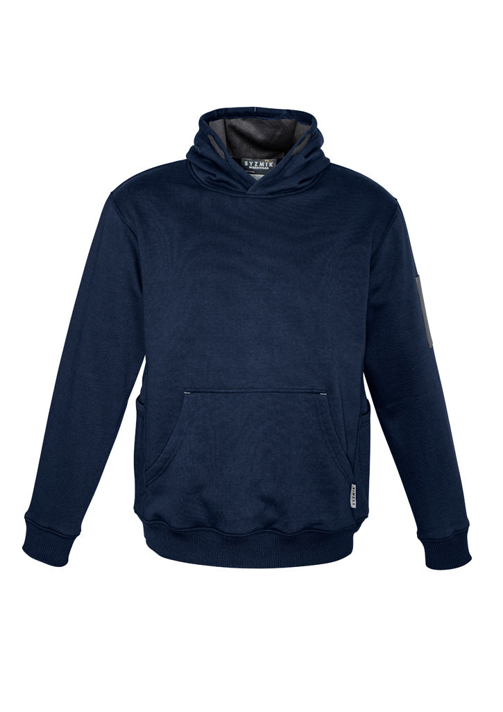 Unisex Multi-Pocket Hoodie - Navy/Charcoal