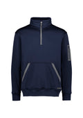 Unisex Streetworx Water Resistant 1/4 Zip Pullover - Navy