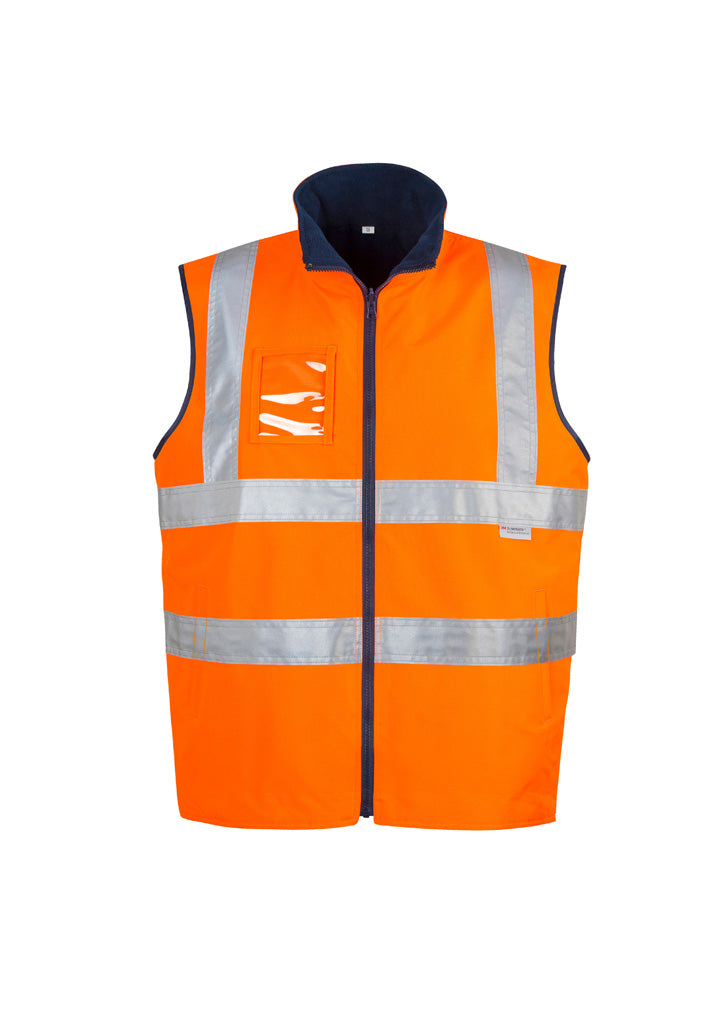 Mens Hi Vis Lightweight Waterproof Vest - Orange