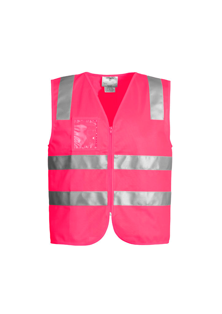 Unisex Hi Vis Zip Vest - Pink