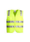 Unisex Hi Vis Zip Vest - Yellow