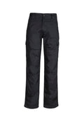Mens Midweight Drill Cargo Pant (Stout) - Black