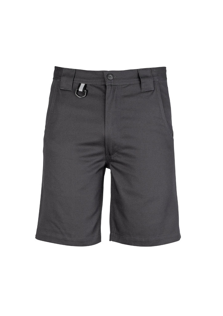 Mens Plain Utility Short - Charcoal
