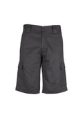 Mens Midweight Drill Cargo Short - Charcoal