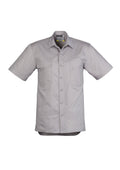 Mens Lightweight Tradie Short Sleeve Shirt - Grey