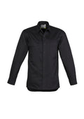 Mens Lightweight Tradie Long Sleeve Shirt - Black