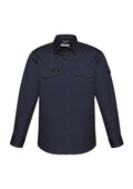 Mens Rugged Cooling Long Sleeve Shirt - Charcoal