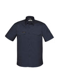Mens Rugged Cooling Short Sleeve Shirt - Charcoal