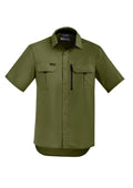 Mens Outdoor Short Sleeve Shirt - Army
