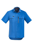 Mens Outdoor Short Sleeve Shirt - Cobalt