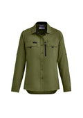 Womens Outdoor Long Sleeve Shirt - Army